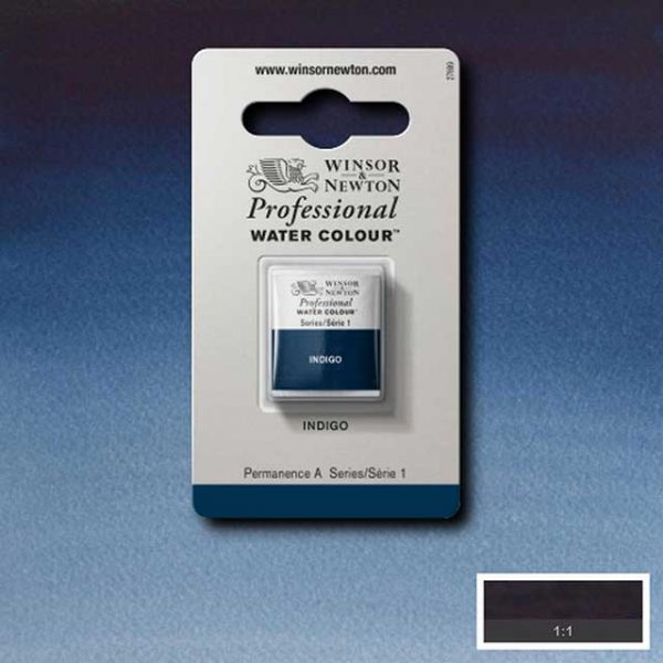 Winsor & Newton Prof. Akvarellfärg 1/2-kopp - Indigo 322