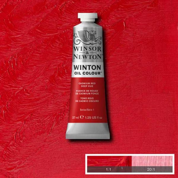 Winton Oljefärg 37ml - Cadmium red deep hue  098