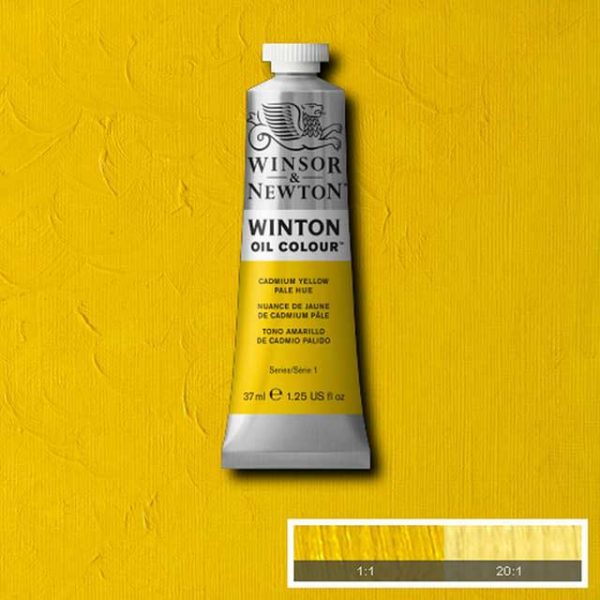 Winton Oljefärg 37ml - Cadmium yellow pale hue  119