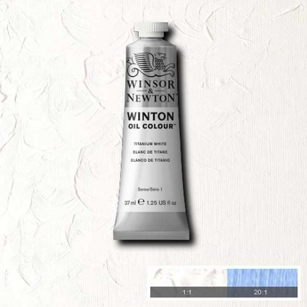 Winton Oljefärg 37ml - Titanium white  644