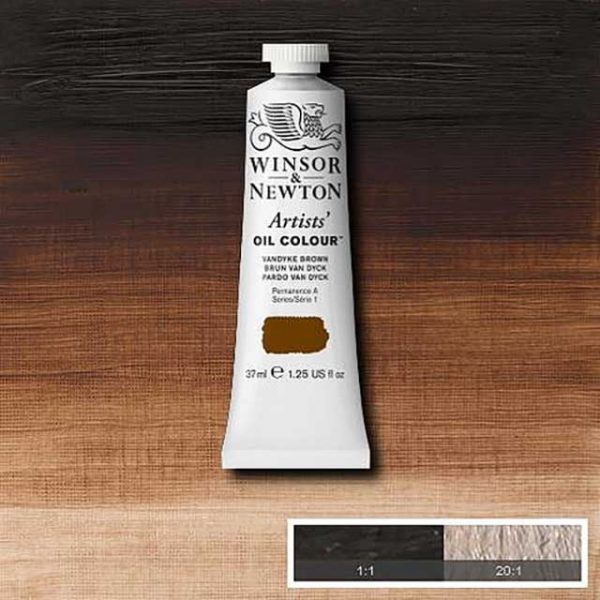 Winton Oljefärg 37ml - Vandyke brown  676