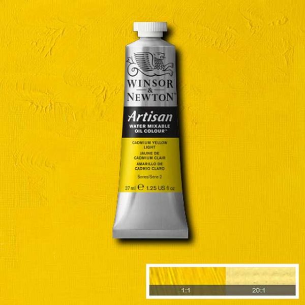 Oljefärg (vattenlöslig) Artisan 37ml - Cadmium yellow light 113