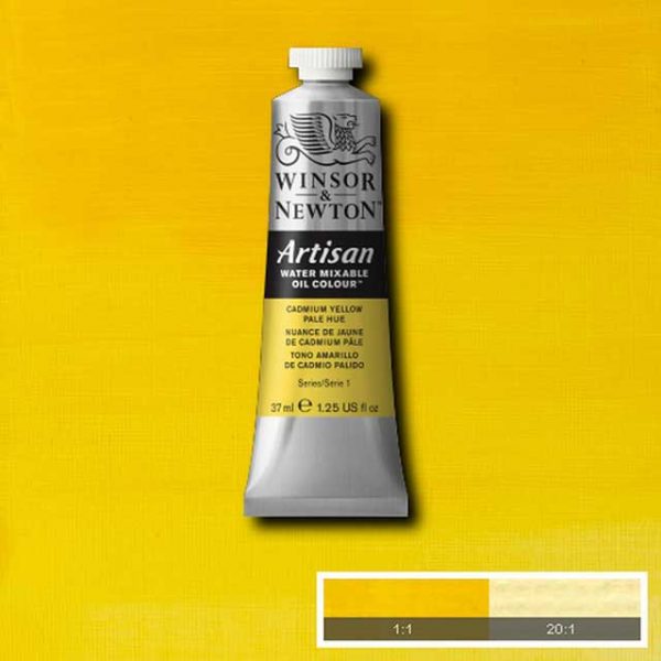Oljefärg (vattenlöslig) Artisan 37ml - Cadmium yellow pale hue 119