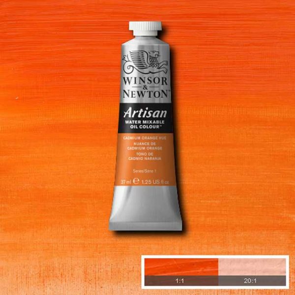 Oljefärg (vattenlöslig) Artisan 37ml - Cadmium orange hue 090
