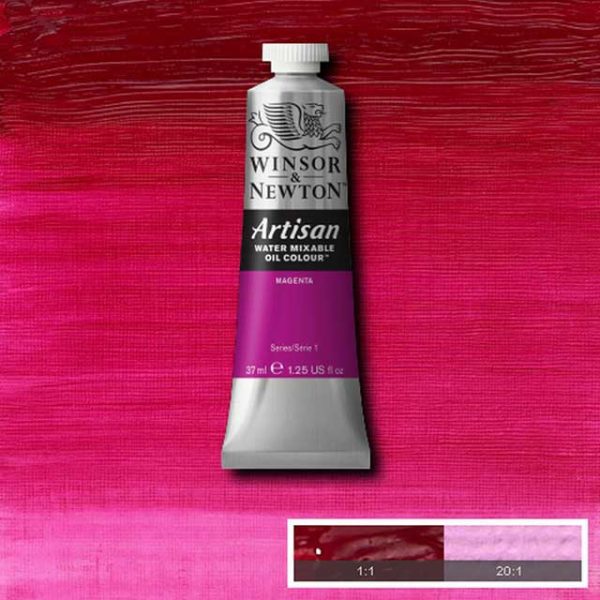 Oljefärg (vattenlöslig) Artisan 37ml - Magenta 380
