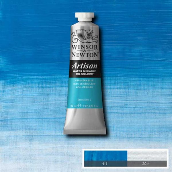 Oljefärg (vattenlöslig) Artisan 37ml - Cerulean blue 137