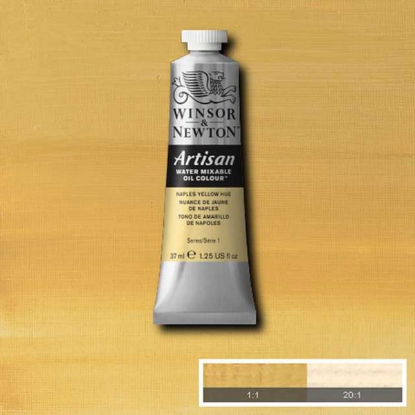 Oljefärg (vattenlöslig) Artisan 37ml - Naples yellow hue 422