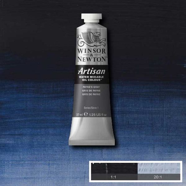 Oljefärg (vattenlöslig) Artisan 37ml - Payne’s gray 465
