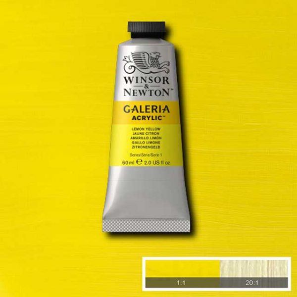Winsor & Newton Galeria 60ml - Lemon yellow 346