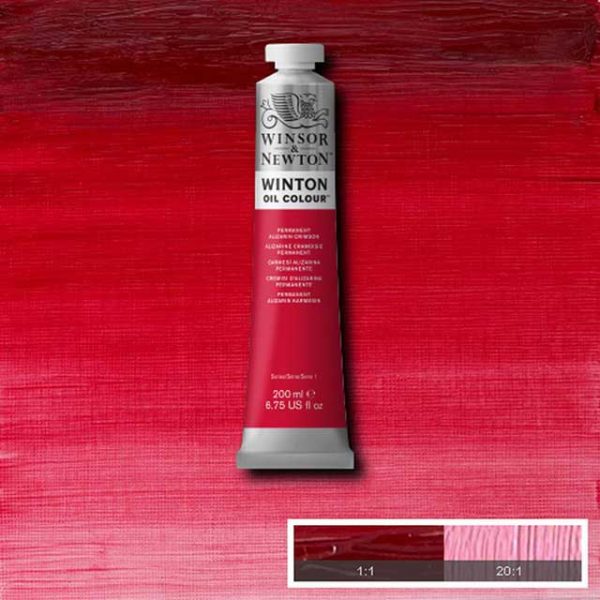 Winton Oljefärg 200ml - Permanent alizarin crimson  468