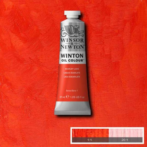 Winton Oljefärg 37ml - Scarlet lake  603