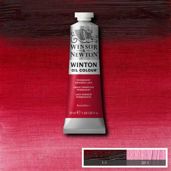 Winton Oljefärg 37ml - Permanent crimson lake  478