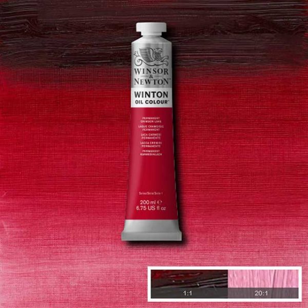 Winton Oljefärg 200ml - Permanent crimson lake  478
