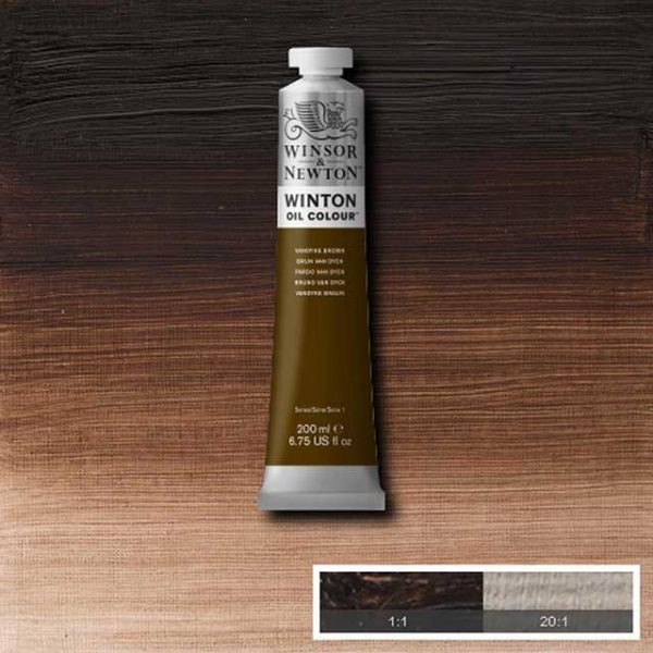 Winton Oljefärg 200ml - Vandyke brown  676
