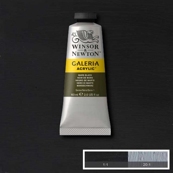 Winsor & Newton Galeria 60ml - Mars Black 386
