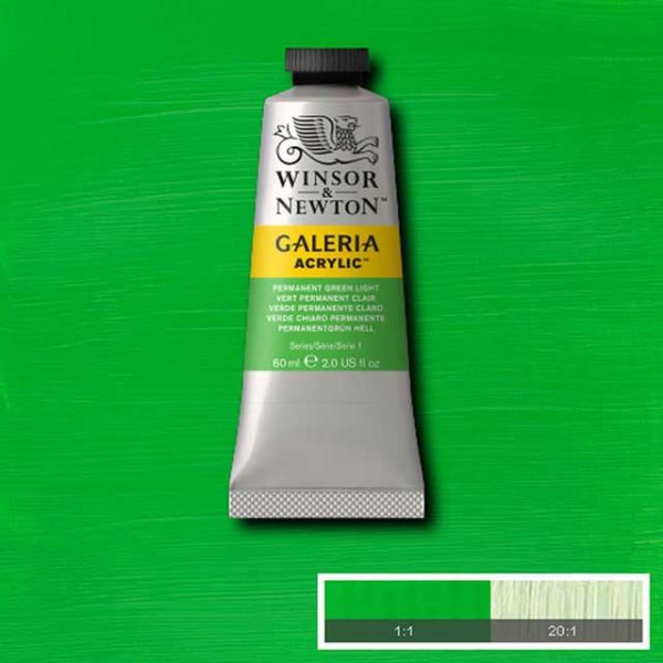 Winsor & Newton Galeria 60ml - Permanent green light  483