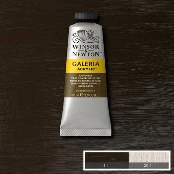 Winsor & Newton Galeria 60ml - Raw umber 554