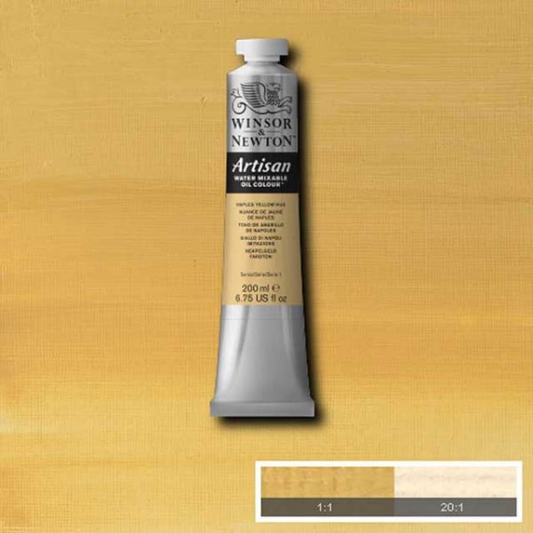 Oljefärg (vattenlöslig) Artisan 200ml - Naples yellow hue 422