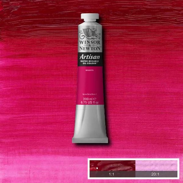Oljefärg (vattenlöslig) Artisan 200ml - Magenta 380