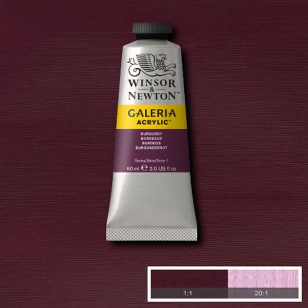 Winsor & Newton Galeria 60ml - Burgundy  075