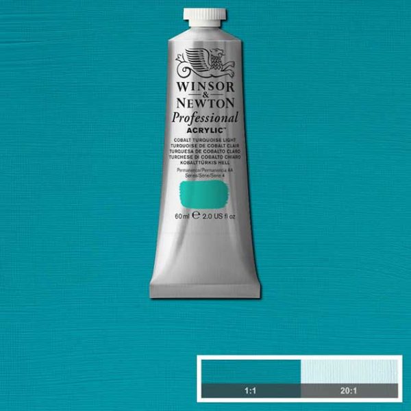 Winsor & Newton Prof. 60ml - Cobalt Turquoise Light 191