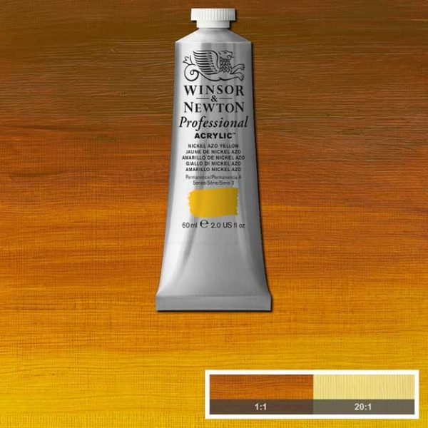 Winsor & Newton Prof. 60ml - Nickel Azo Yellow 439