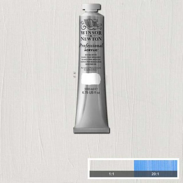 Winsor & Newton Prof. 200ml - Mixing White 415