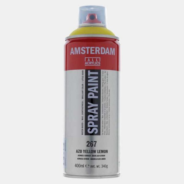 Amsterdam Akryl Spray - 267 Azo Yellow Lemon