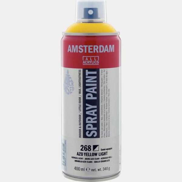 Amsterdam Akryl Spray - 268 Azo Yellow Light