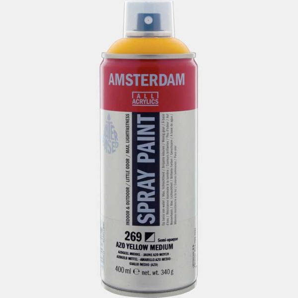 Amsterdam Akryl Spray - 269 Azo Yellow Medium