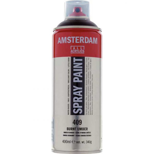 Amsterdam Akryl Spray - 409 Burnt Umber