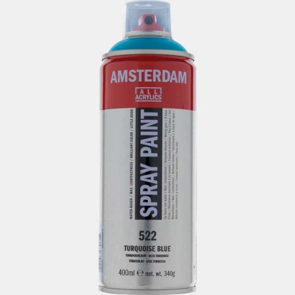 Amsterdam Akryl Spray - 522 Turquoise Blue