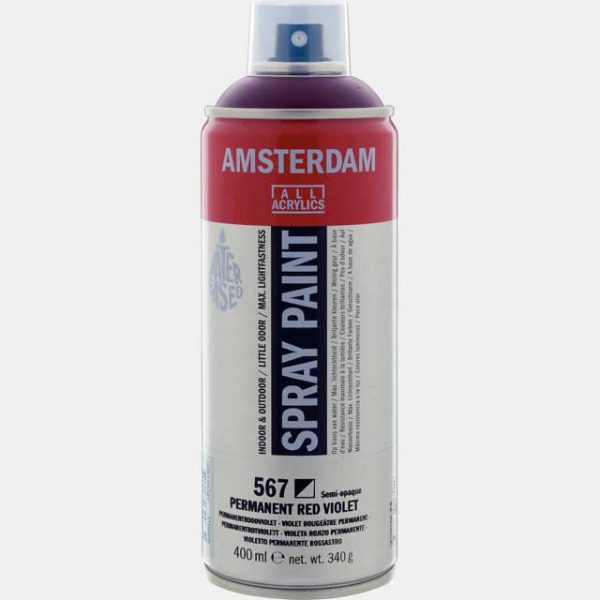 Amsterdam Akryl Spray - 567 Permanent Red Violet