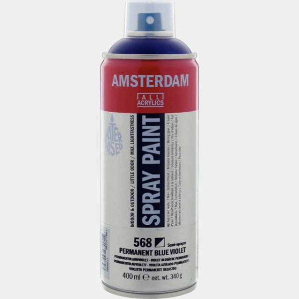 Amsterdam Akryl Spray - 568 Permanent Blue Violet