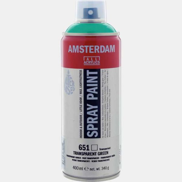 Amsterdam Akryl Spray - 651 Transparent Green