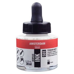 Amsterdam Akryl Ink - 105 Titanium White