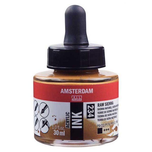 Amsterdam Akryl Ink - 234 Raw Sienna