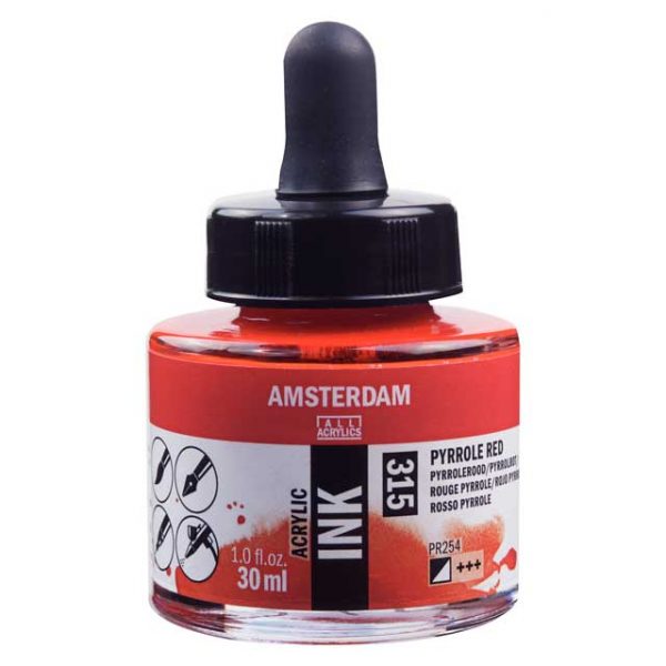 Amsterdam Akryl Ink - 315 Pyrrole Red