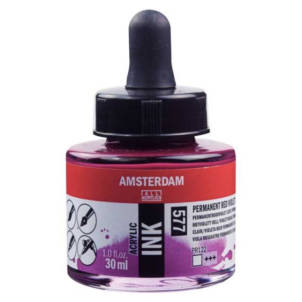 Amsterdam Akryl Ink - 577 Permanent Red Violet Light