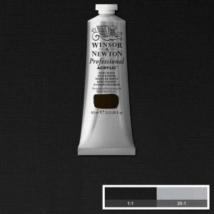 Winsor & Newton Prof. 60ml - Ivory Black 331