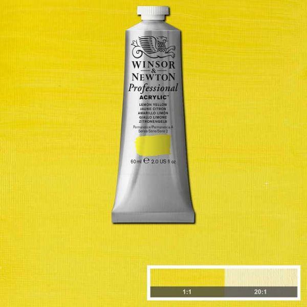 Winsor & Newton Prof. 60ml - Lemon Yellow 346