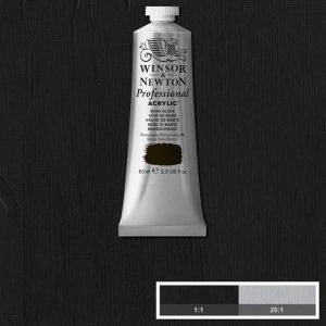 Winsor & Newton Prof. 60ml - Mars Black 386