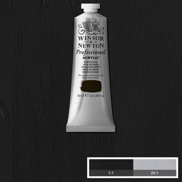 Winsor & Newton Prof. 60ml - Mars Black 386