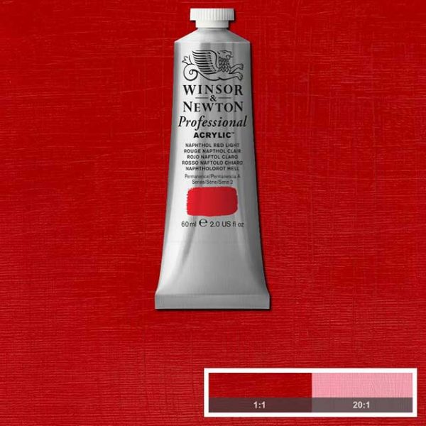 Winsor & Newton Prof. 60ml - Naphthol Red Light 421
