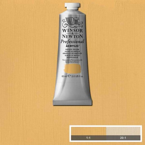 Winsor & Newton Prof. 60ml - Naples Yellow 422