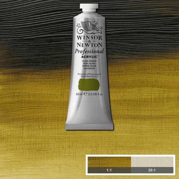 Winsor & Newton Prof. 60ml - Olive Green 447