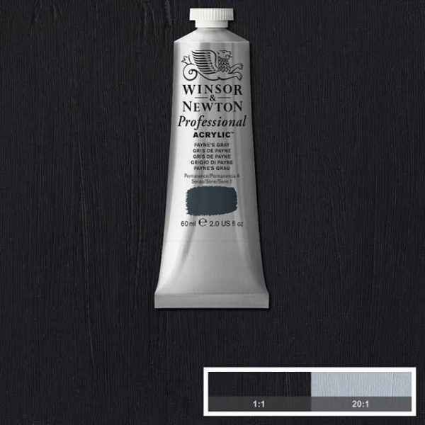 Winsor & Newton Prof. 60ml - Payne’s Grey 465