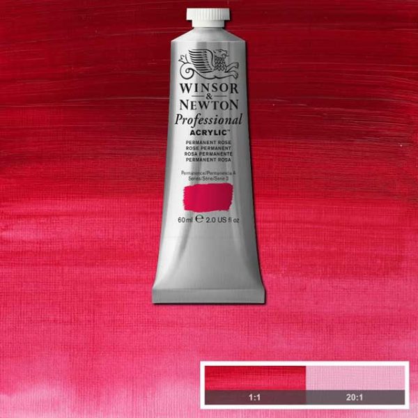Winsor & Newton Prof. 60ml - Permanent Rose  502