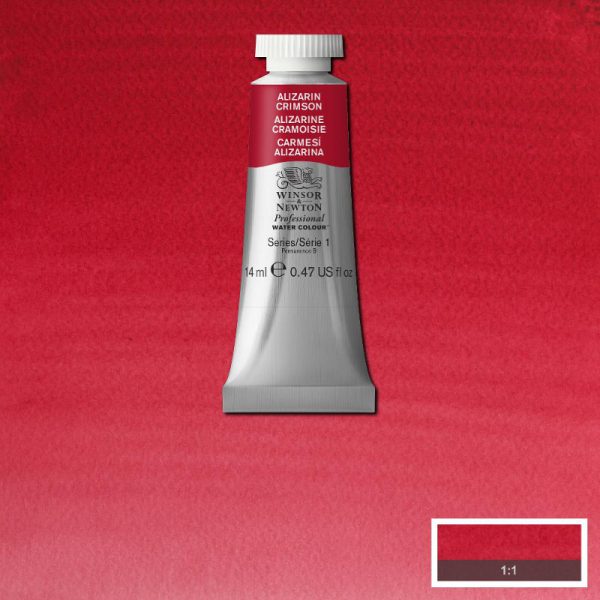 WINSOR & NEWTON PROF. AKVARELLFÄRG 14ml – ALIZARIN CRIMSON 004 S1