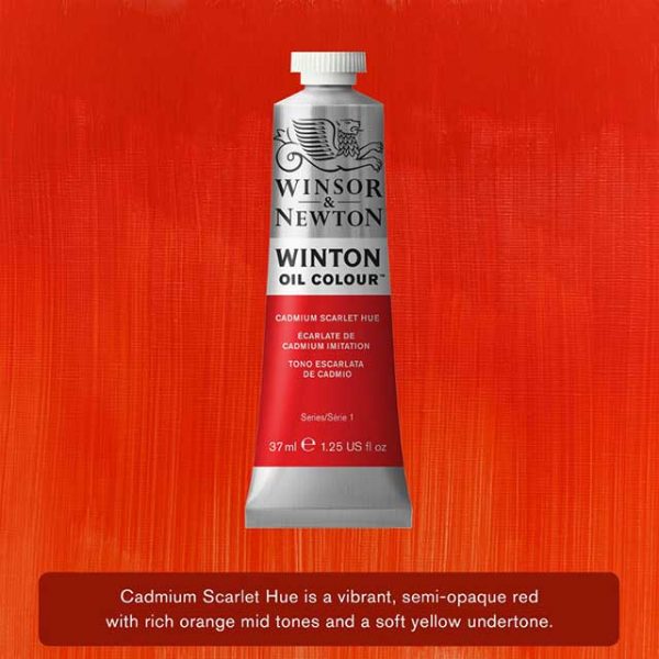 Winton Oljefärg 37ml - Cadmium Scarlet Hue 107